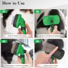Swihauk Self Cleaning Slicker Brush for Dogs & Cats, Skin Friendly Grooming Cat Brush, Dog Brush for Shedding, Deshedding Brush, Hair Brush Puppy Brush for Haired Dogs, Pet Supplies Accessories, Green