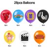 28Pcs Balloons for Friends Birthday Party Supplies, Includes 7 Styles Printed Ideal for TV Show Party Decorations Favors