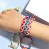 Braided Hair Scrunchies Elastic Ties 50pcs Hair Ropes Rubber Bands Ponytail Holders Hair Accessories (Mixed Colors)