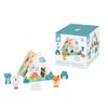 Janod - Pure Wooden Shape Sorter - Early Learning Toy - 6 Pieces Included - Handling and Building - Water-Based Paint - from 18 Months Old, J05150