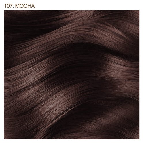 Adore Semi Permanent Hair Color - Vegan and Cruelty-Free Brown Hair Dye - 4 Fl Oz - 107 Mocha (Pack of 2)