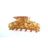 Generic Magenta red yellow gold shimmering effect hair claw clamp clip