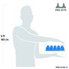 PSO-Spine Back Massage Tool and Muscle Release - Deep Tissue Massage Tool, Back Release Tool, self-Massage, deep Tissue, Muscle Tension - Full Back Stretcher and Massage Tool - Ocean Blue