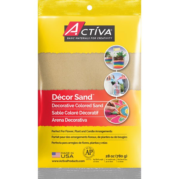 ACTIVA 4295 Decor Sand, 28oz - Light Brown