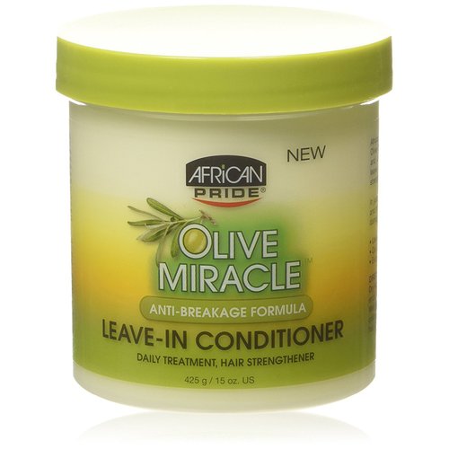 African Pride Olive Miracle Leave-in Conditioner, 15 Ounce
