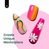 Beetles Summer Gel Polish Set- Hot Pink Green Blue Orange Gel Nail Polish 6 Colors Rainbow Nail Boundless Energy Collection Holiday Nail Art Design, Soak Off Uv LED Gel Manicure DIY Home
