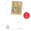 The Best Card Company Botanical Sketchbook - 20 Assorted Boxed Thank You Note Cards with Envelopes (4 x 5.12 Inch) - AM2819TYG-B2x10