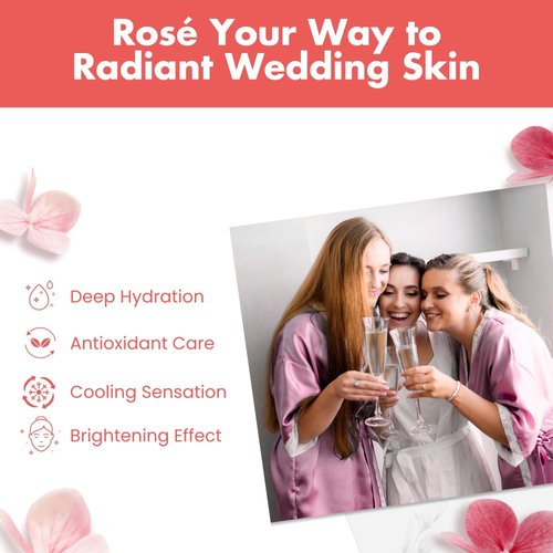 Patchology Serve Chilled Rosé Facial Sheet Mask - Hydrating & Soothing Face Mask with Hyaluronic Acid for Glowing Skin, Rosé Scented Skin Care Treatment, Self-Care Spa Experience at Home - 2 Pairs