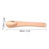 VOCOSTE 4 Pcs Makeup Spatula Mini Spoon, Eye Cream Massage Sticks Beauty Scoop, for Facial Cosmetic Face Cream, Zinc Alloy 2.32"x0.46", Rose Gold Tone