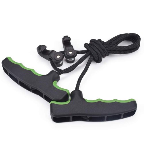 Archery Crossbow Cocking Device Crossbow Rope Cocker Aid Double Handle Strings Cocking Tool