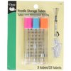 Dritz 812 Needle Storage Tubes (3-Count),Clear