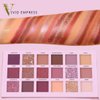 Vivid Empress Professional 18 Colors Pigmented Nude Eyeshadow Blendable Long Lasting Eye Shadow Neutrals Smoky Multi Reflective Shimmer Matte Glitter Pressed Pearls Eye Shadow Makeup palette Cosmetics