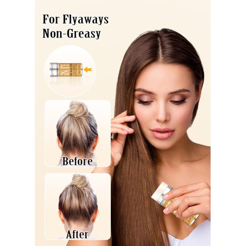 Slick Back Hair Brush Set: Hair Wax, Edge Brush, Rat Tail Comb, Bristle Brush, Hair Bun Accessories, Smoothing Brush for Women & Kids