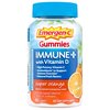 Emergen-C Immune+ Immune Gummies, Vitamin D plus 750 mg Vitamin C, Immune Support Dietary Supplement, Caffeine Free, Gluten Free, Super Orange Flavor - 45 Count