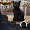 Libima 13 Inch Christmas Black Cat Stuffed Animal Black Cat Plush Toy Realistic Cute Cat Stuffed Animal Gift Kawaii Black Cat Plushies for Kids Xmas Birthday Party Favors Home Room Nursery Car Decor
