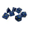 Norse Foundry 7PC RPG Metal Dice Set - Lightning Bolt