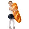 AUECOOME 3D Simulation Bread Plush Pillow Simulation Buttered Bread Pillow Baguette Pillow Funny Body Pillow Food Plush Stuffed Toy for Home Decor (31.5)