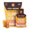You Again Super Honey Clean Energy Gel, Honey & Salt | Electrolyte Replenishment Running Fuel | Endurance Workouts & Cycling Gel | Paleo & Carnivore Snack | Gluten-Free | Made in USA | 8-Pack