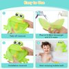 HengGL Light Up Baby Bath Bubble Toys,Tub Big Frog Automatic Bubble Maker Blower Toys with 24 Music Baby Fun Shower Toys, for Boys, Girls（New 2024）
