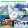 YGDZ Toilet Seat Covers Disposable, 110pcs Flushable Travel Disposable Toilet Seat Covers for Adults Kids Potty Training, Travel Essential Accessories for Airplane, Road Trips, Camping
