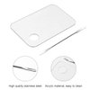 2PCS Acrylic Cosmetic Palette with 2PCS Spatula Tool,Makeup Palette Mixing Tray Apply for Foundation Eye Shadow Lipsticks Nail Art Professional Pigment Blending