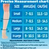 ABSOLUTE SUPPORT Made in USA - Graduated Support Opaque Compression Knee High Socks for Men 20-30mmHg | For Swelling, Lymphedema, Post Surgery - Tan, Medium, A104TN2