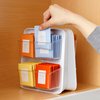 YouCopia TeaStand Tea Bag Organizer with Clear Removable Bins, Cabinet or Pantry Storage Caddy, 80-Bag