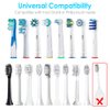 Toothbrush Heads Case - Enerfort Brush Head Case Compatible with Oral B and Philips Toothbrush Head - Clear