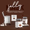 BRÜUN Jelly Mask Jar Chocolate Peel-Off Face Care Rubber Mask | 23 fl oz Skin Care Moisturizing Gel Mask Jar Spa Set