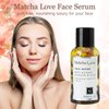 Nabila K Matcha Love Face Serum with Green Tea, Organic Almond Oil, and Rose Extract Water, All Skin Types, 2.4 fl oz