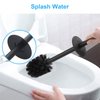 BGL Toilet Brush and Holder,Stainless Steel Toilet Brushes for Bathroom with Holder, Toilet Bowl Brush and Holder,2 Cleaner Brush Heads