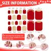 DANNEASY 16 Sheets Toe Nail Stickers Full Nail Wraps Ombre Toenail Polish Strips Self Adhesive Toes Nail Polish Stickers Gel Nail Strips Manicure Sticker with Nail File, Cuticle Stick