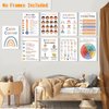 9 Calming Corner Posters Classroom, Calm Down Corner Feelings Chart for Kids, Mental Health Posters, Classroom Educational Poster Emotions Chart Coping Skills, Preschool Classroom Wall Art Decorations