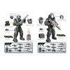 YEIBOBO ! Special Forces Mini Action Figure with Military Weapons and Accessories (Flying Tigers Team XJ-822)