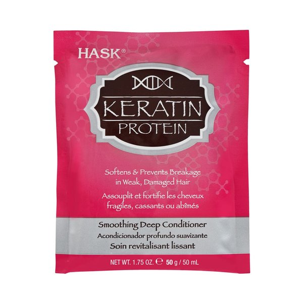 HASK Keratin Protein Smoothing Deep Conditioner, 12 Count