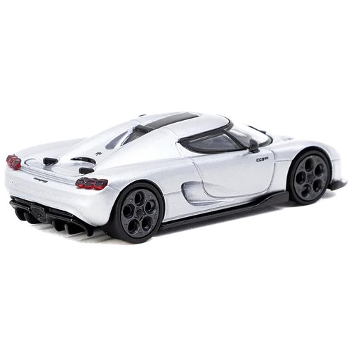 1:64 Scale Diecast Model Car Compatible with Koenigsegg CC850 Sliver Limited Edition by Tarmac T64G-TL051-SL