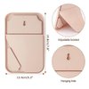 Yatnks 8-Inch Table Desk Vanity Makeup Mirror, Simple Portable Travel Mirror with Stand, Standing and Wall Hanging Dual-use, Pink