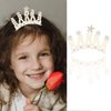 Yean Pearl Hair Comb Crystal Flower Tiara Comb Rhinestone Princess Hair Accessories Hair Piece for Women and Girls