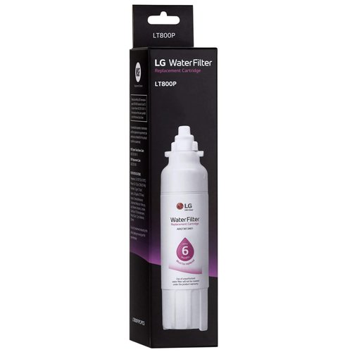 LG LT800P- 6 Month / 200 Gallon Capacity Replacement Refrigerator Water Filter (NSF42 and NSF53) ADQ73613401, ADQ73613408, or ADQ75795104 , White
