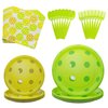 Blue Orchards Pickleball Party Supplies (108 Pieces for 20 Guests) - Pickleball Party Decorations Sports Themed Birthday Baby Shower Party Supplies Disposable paper Plates and Napkins