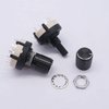 Taiss 3pcs Rotary Switch RS26 1P12T Band Switch Band Channel Rotary Selector Switch 1 Pole 12 Position Single Wafer Band Selector Rotary Switch + 3pcs knob