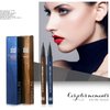Vtrem 2 Pack Liquid Eyeliner Navy Blue and Light Brown Waterproof Eyeliner Pencil Smudge Proof Slim Eyeliner Freckle Pencil Korean Glitter Eyeliner Long Lasting All Day