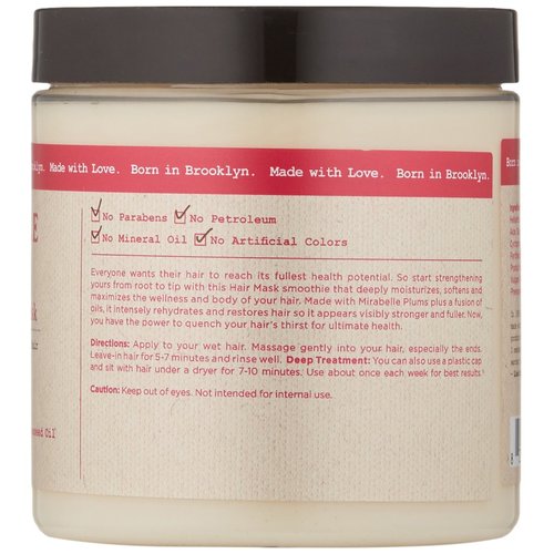 Carol's Daughter Mirabelle Plum Weightless Hair Mask, 8 oz (Packaging May Vary)