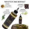 Infused Oil, Hair Growth Serum and Strengthening, Natural, and Organic Hair Oil with Essential Oils and Ayurvedic Ingredients, Scalp Treatment for All Hair Types, Anti-Hair Loss & Thickening