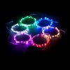 RTGS 60 LEDs Green Color String Lights Silver Wire Indoor and Outdoor 20 Feet Firefly Starry Fairy Lights Battery Powered for DIY, Christmas, Holidays, Party, Bedroom and Centerpieces