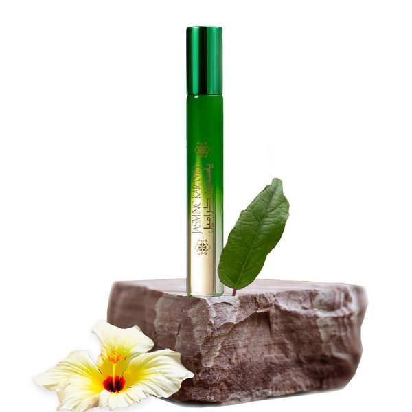Jasmine Karamel Natural, Organic Perfume Oil “Royal Egypt Goddess” For Body & Hair, Long Lasting, Highly Concentrated, Vegan, Chemical Free, Sweet & Delicious, Notes of Hibiscus, Aloeswood (10 ml)