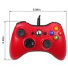 USonline911 Wired Controller Replacement for Xbox 360 Joypad Vibration Gamepad Joystick for PC Controller for Windows 7/8 / 10(Red