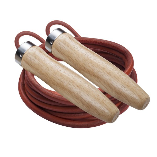 Champion Sports Leather Ball Bearing Jump Rope - Multiple Sizes , 9-Feet