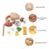 Mbarbs Simulation Chinese Breakfast Food Play Toy Pretend Dramatic Plastic Mini Food Toys Sets Play Kitchen Cooking Accessories for Boys Girls Children Family Dollhouse Furniture, Role Play