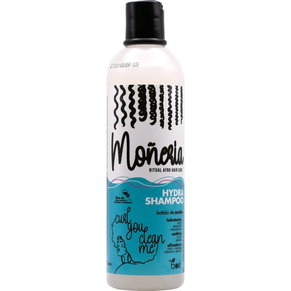 boe cosmetics Moñeria Hydra Shampoo, Afro Hair Care, 13.2 oz, Argan Oil, Coconut Oil